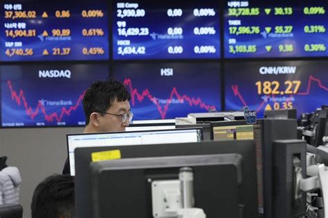 Stock market today: Asian shares gain after Wall Street ticks higher amid rate-cut hopes